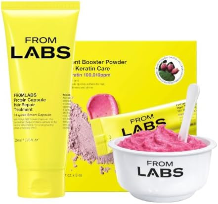 FROMLABS Deep Conditioning Protein Hair Mask Duo Set for Damaged Hair | Keratin Repair Treatment ... | Amazon (US)