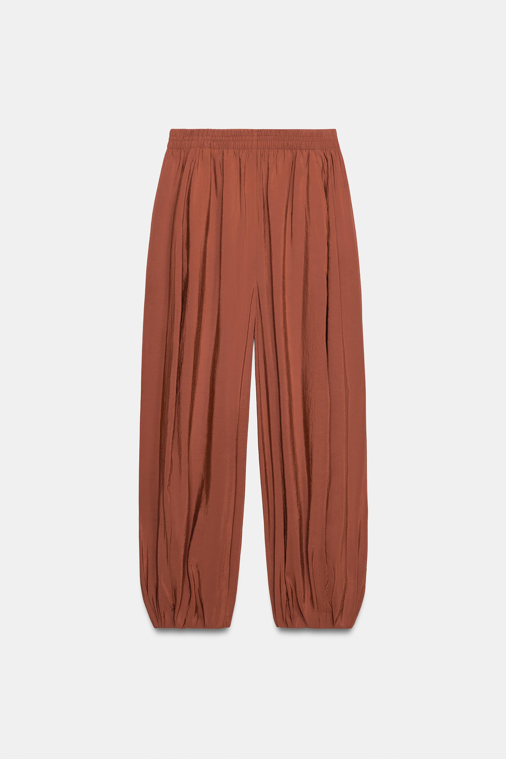 SAROUEL TROUSERS WITH ELASTIC WAIST | Zara UK