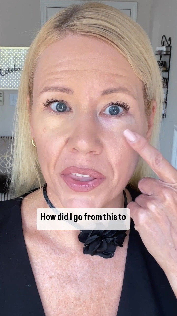 #BenefitClubPink How I conceal my puffy under-eyes:
💖Step 1: I put ONLY ONE little dot of Boi-ing Cakeless Concealer on my under-eyes, gently pat it in with a brush, further patting it in with my finger. I am not even placing any concealer on the outside corner of my eyes to avoid enhancing crows feet/wrinkles!
💖Step 2: I press a powder puff into the Poreless Power Powder and then with gentle tapping motions I press it onto my under-eyes. Works like a charm! 
It is an illusion, but it works!
*Thank you for gifting me these @benefitcosmetics  

#LTKOver40 #LTKBeauty