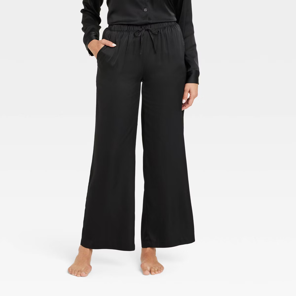 Women's Satin Long Pajama Pants - Stars Above™ | Target