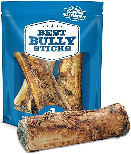 Best Bully Sticks Large Marrow Bones for Dogs - USA Baked and Packaged - Grass-Fed Beef Long-Last... | Amazon (US)