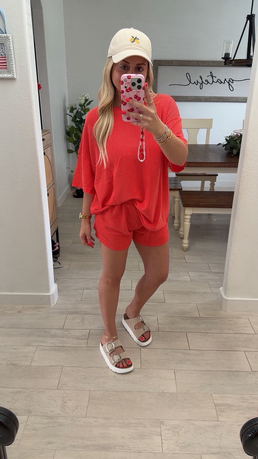 Matching set on sale
Size m
Sandals tts
Cute comfy everyday outfit 

#LTKMothersDay #LTKootd