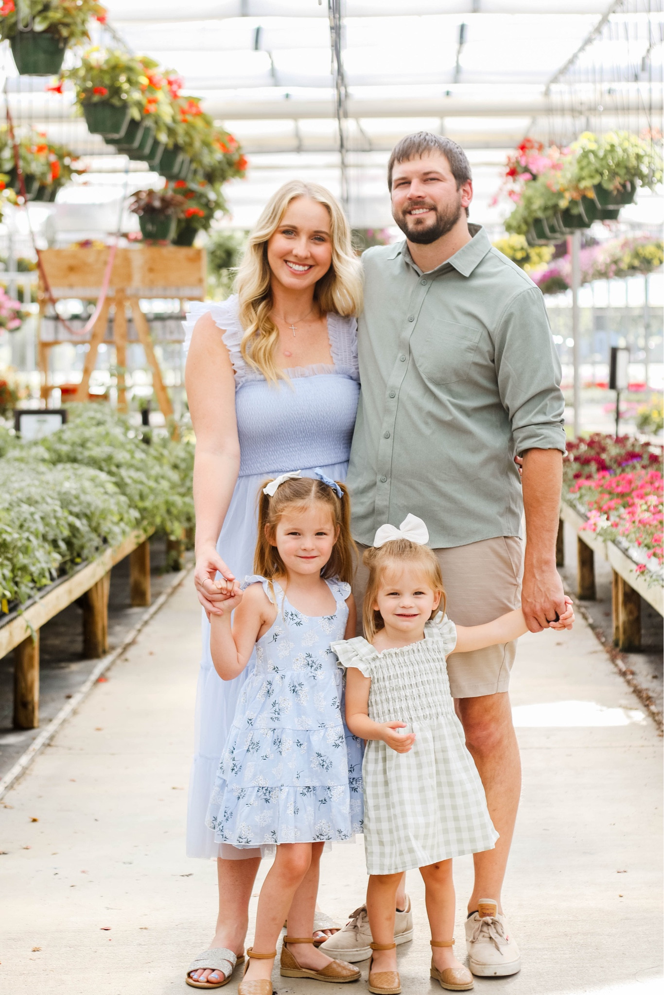 Family photo outfits. Spring colors, summer colors, light blue and light green family photo, family photo in nursery, garden, greenhouse, little girl outfits, toddler girl, women’s 

Follow my shop @ItsKristaStrader on the @shop.LTK app to shop this post and get my exclusive app-only content!

#liketkit #LTKFindsUnder100 #LTKFamily #LTKFindsUnder50
@shop.ltk
https://liketk.it/4JOV2