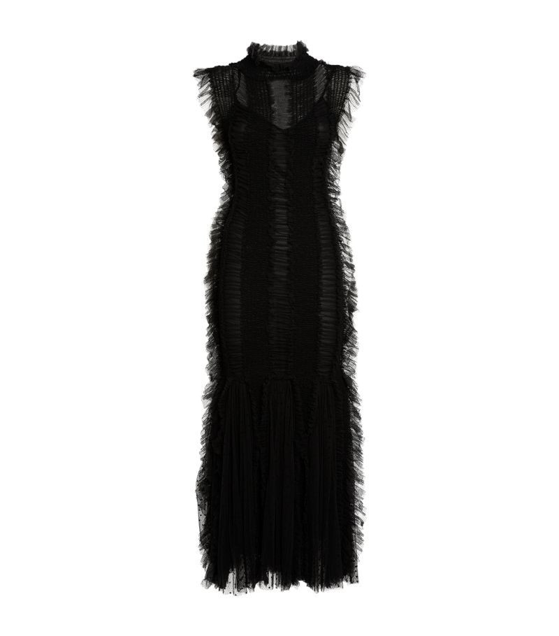 Sandra Mansour Tulle Ciel Noir Dress | Harrods