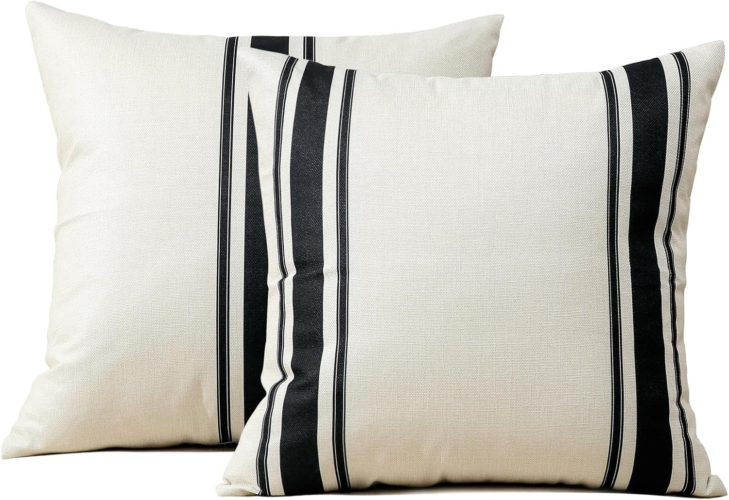 OTOSTAR Pack of 2 Outdoor Waterproof Decorative Pillow Covers 18x18 Inch Linen Geometry Pillowcas... | Amazon (US)