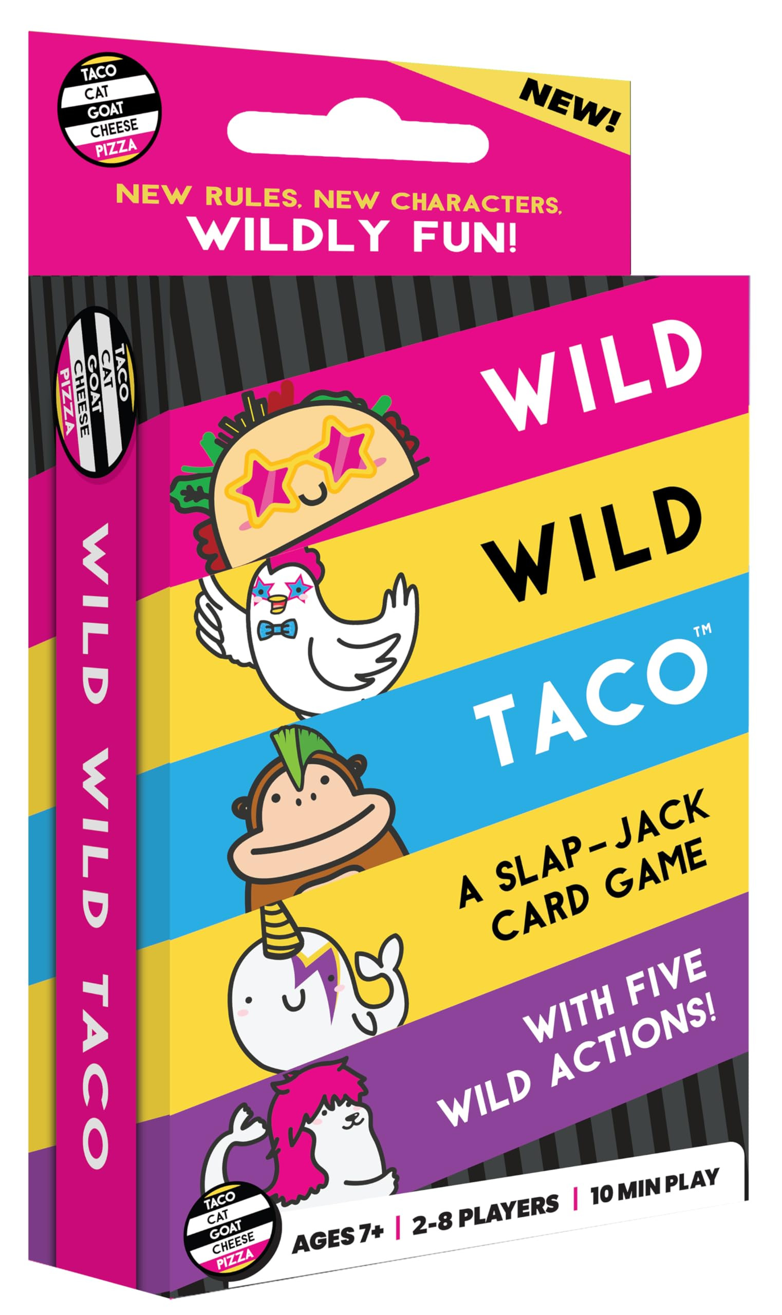 Wild, Wild Taco – by Taco Cat Goat Cheese Pizza - Hilarious, Fast-Paced Slap-Jack Card Game for... | Amazon (US)