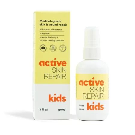 Active Skin Repair Kids First Aid Spray - Non-Toxic & Natural Kids First Aid Spray for Minor Cuts Wo | Walmart (US)
