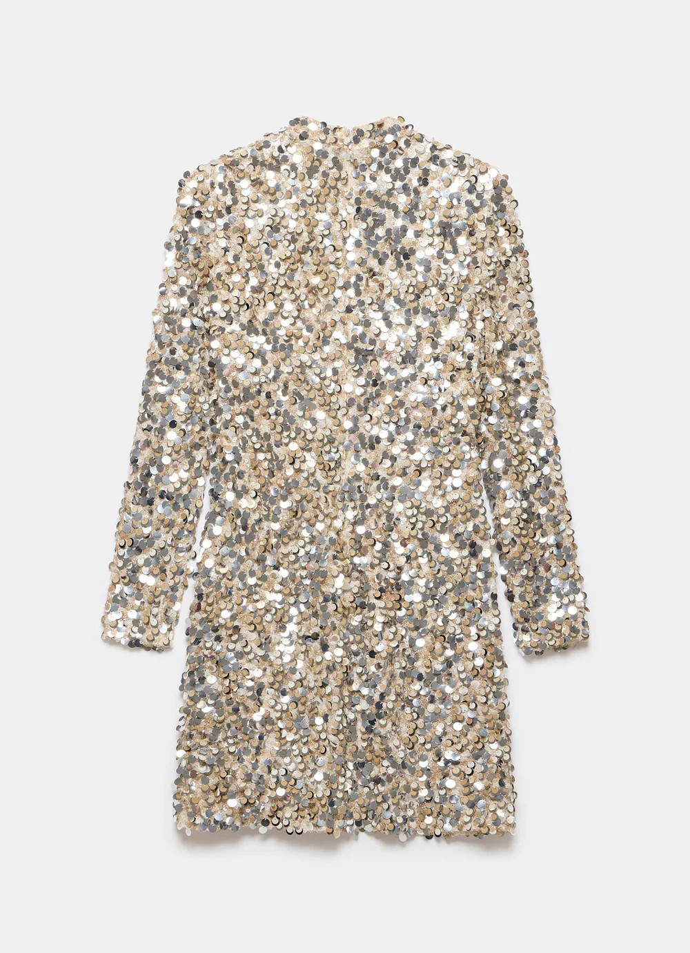 Gold Sequin Mini Dress | Mint Velvet