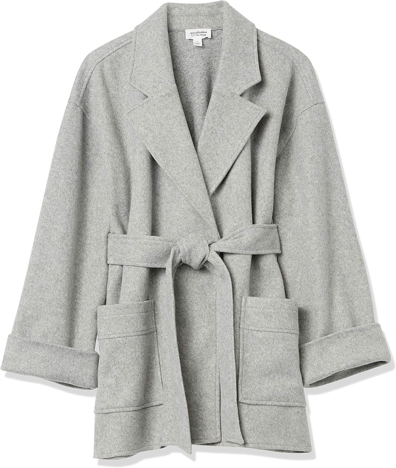 The Drop Women's @spreadfashion Classic Belted Jacket | Amazon (US)