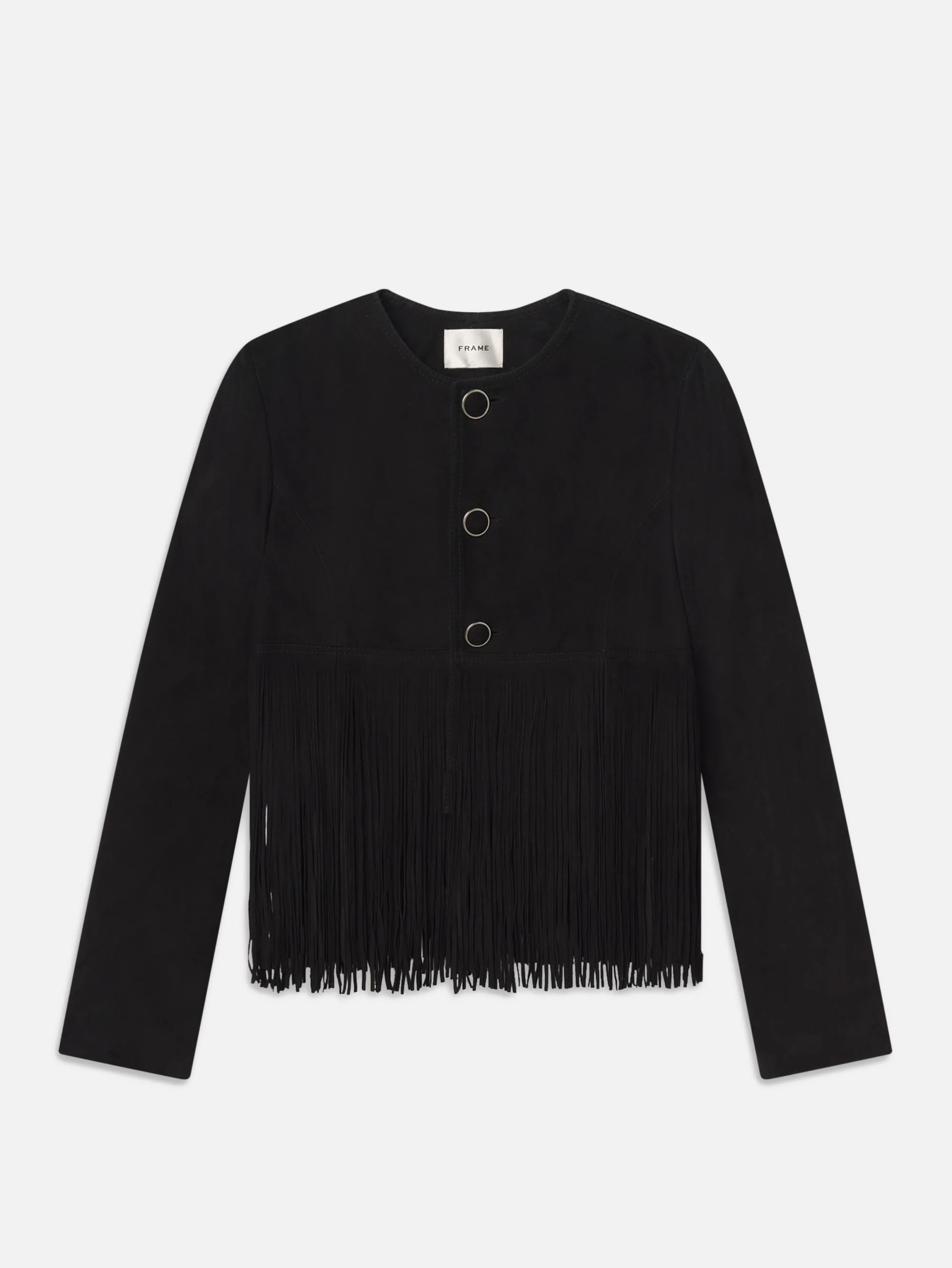 THE SADDLE JACKET BLACK | Frame Denim