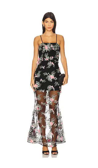 ELLIATT Edith Maxi Dress in Black. - size M | Revolve Clothing (Global)
