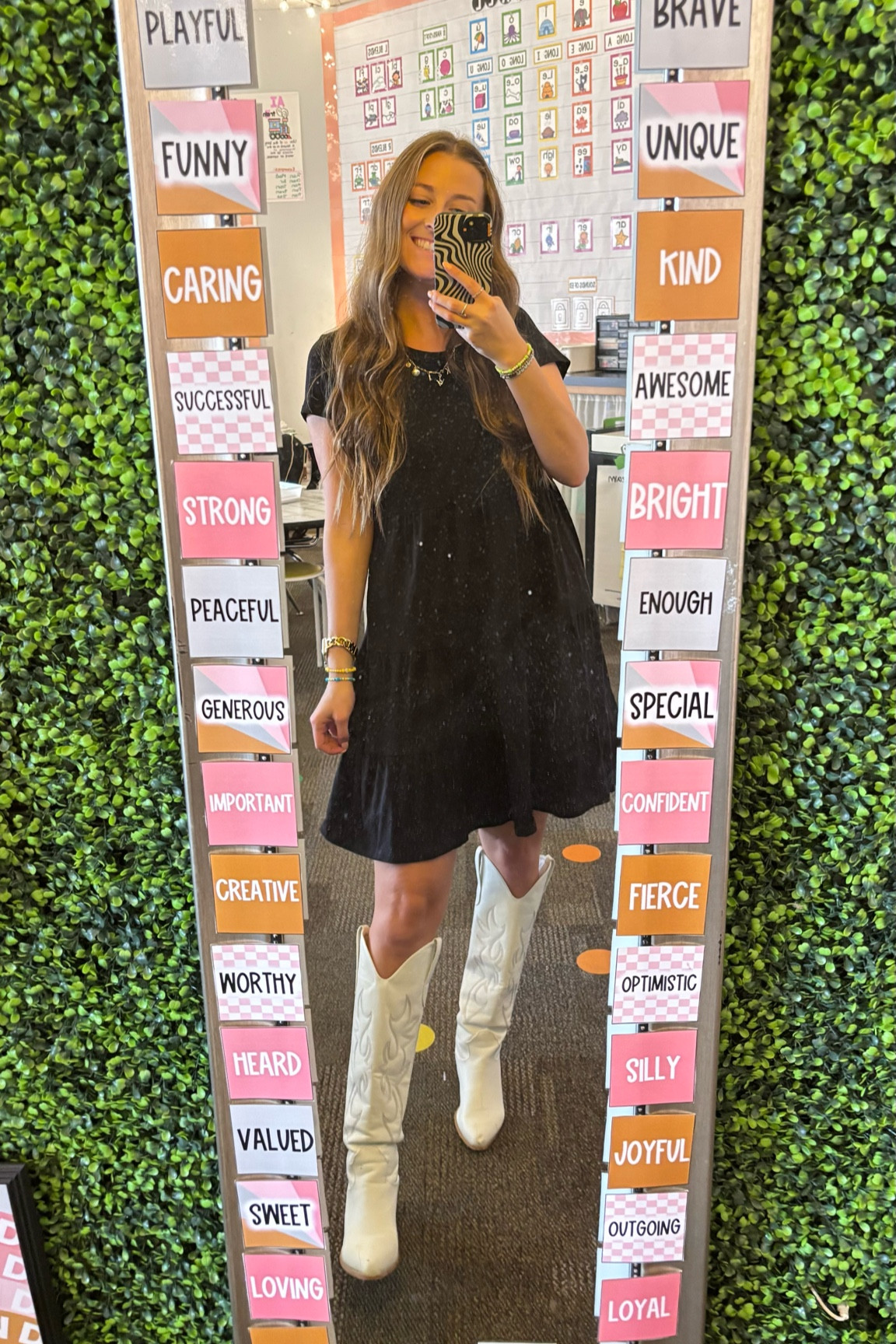 Teacher Style

Teacher fashion  cotton dress  knee high boots  cowboy boots  spring teacher outfit  spring style  gold jewelry  smart watch band 

#LTKFindsUnder50 #LTKStyleTip #LTKSeasonal