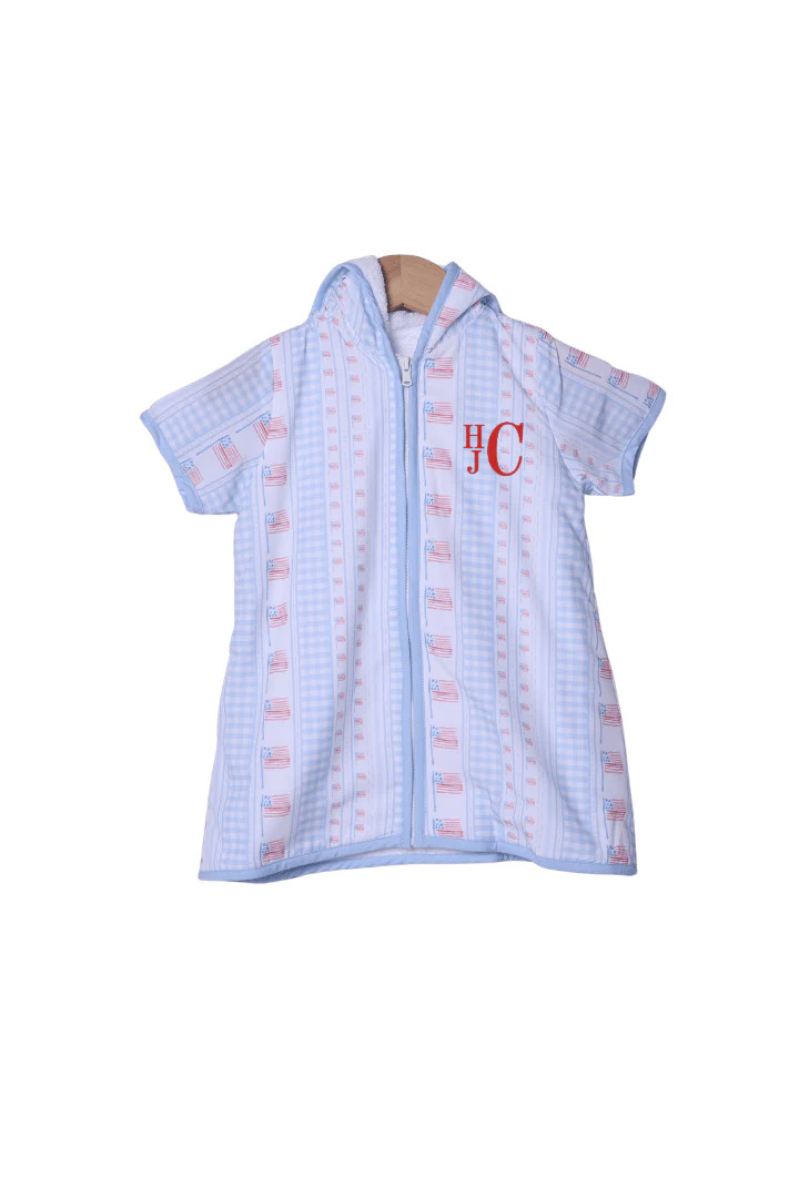 Smocked American Flag Coverup | The Smocked Flamingo