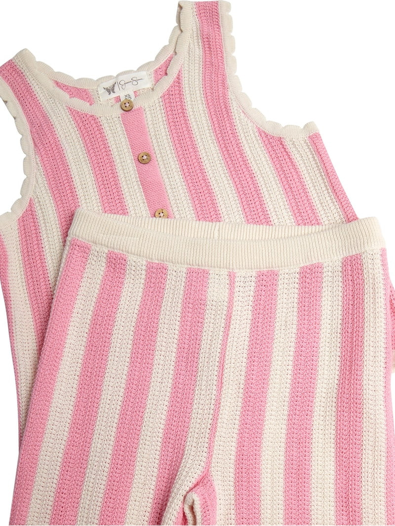 Jessica Simpson Girls' Crochet Pant Set, Sizes 4-16 | Walmart (US)