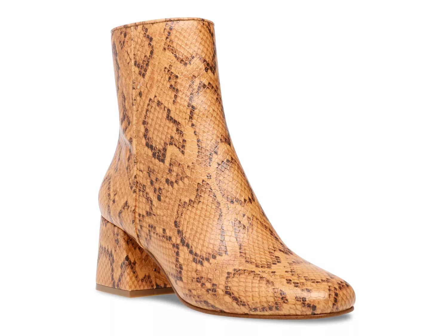 Steve Madden Davist Bootie -Prints-Snake (Color) - Women's - Prints-Snake (Color) - Block Bootie | DSW