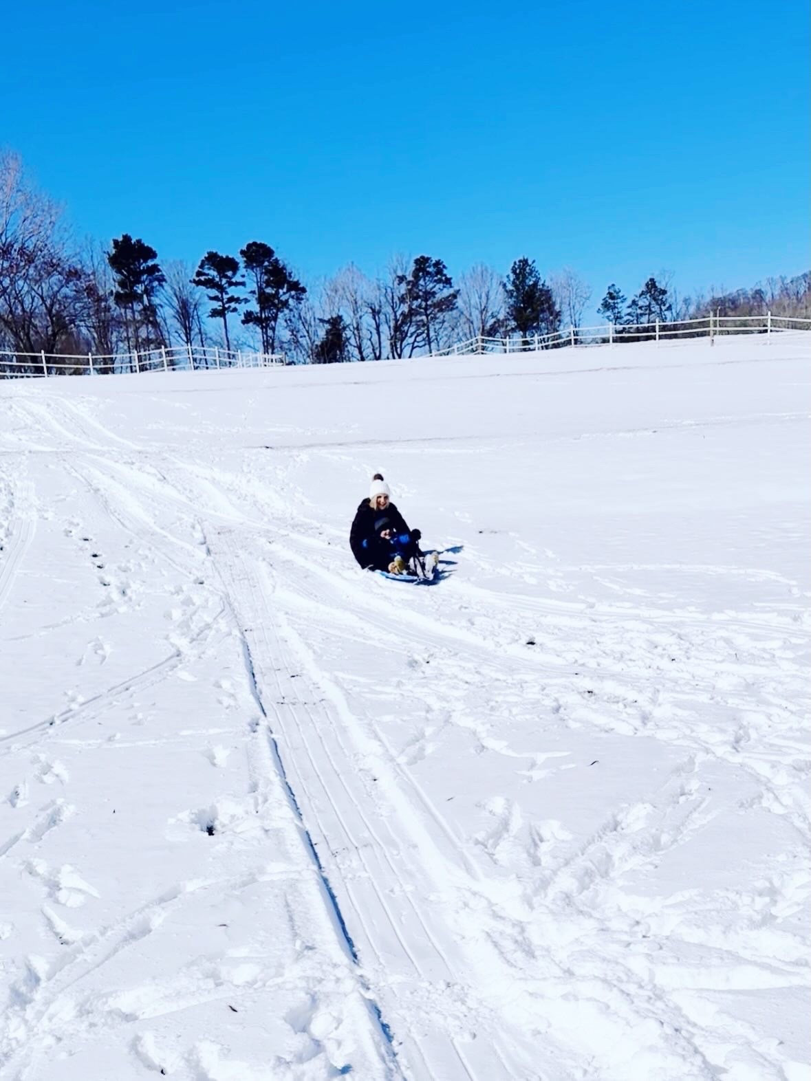 Snow days are the very b e s t  d a y s - forever and ever amen!! ❄️🛷🌨️🧣 Can’t think of a sweeter 🥰 or more special way to welcome in February 💘 than the dreamiest snow day ☃️ (so 👏🏽 much 👏🏽 snow !!! 📏) sledding down our pastures 🌲and hills 🏔️ and exploring all over our farm sweet farm 🚜🌳🪾 covered in a blanket of plush white powder!! 🏡🤍 We’ve just been soaking it all in with our little snow babies 👶🏼🐻‍❄️ (bundled up cuteness overload 🤭😍) because ohhhh these truly are the days y’all!! 💭🫶🏽🤱🪵🎞️💫 #snowdayonthefarm #blanketofwhite #farmsnow #snowdayfun #firstsnowonthefarm

#LTKKids #LTKmomlife #LTKBaby