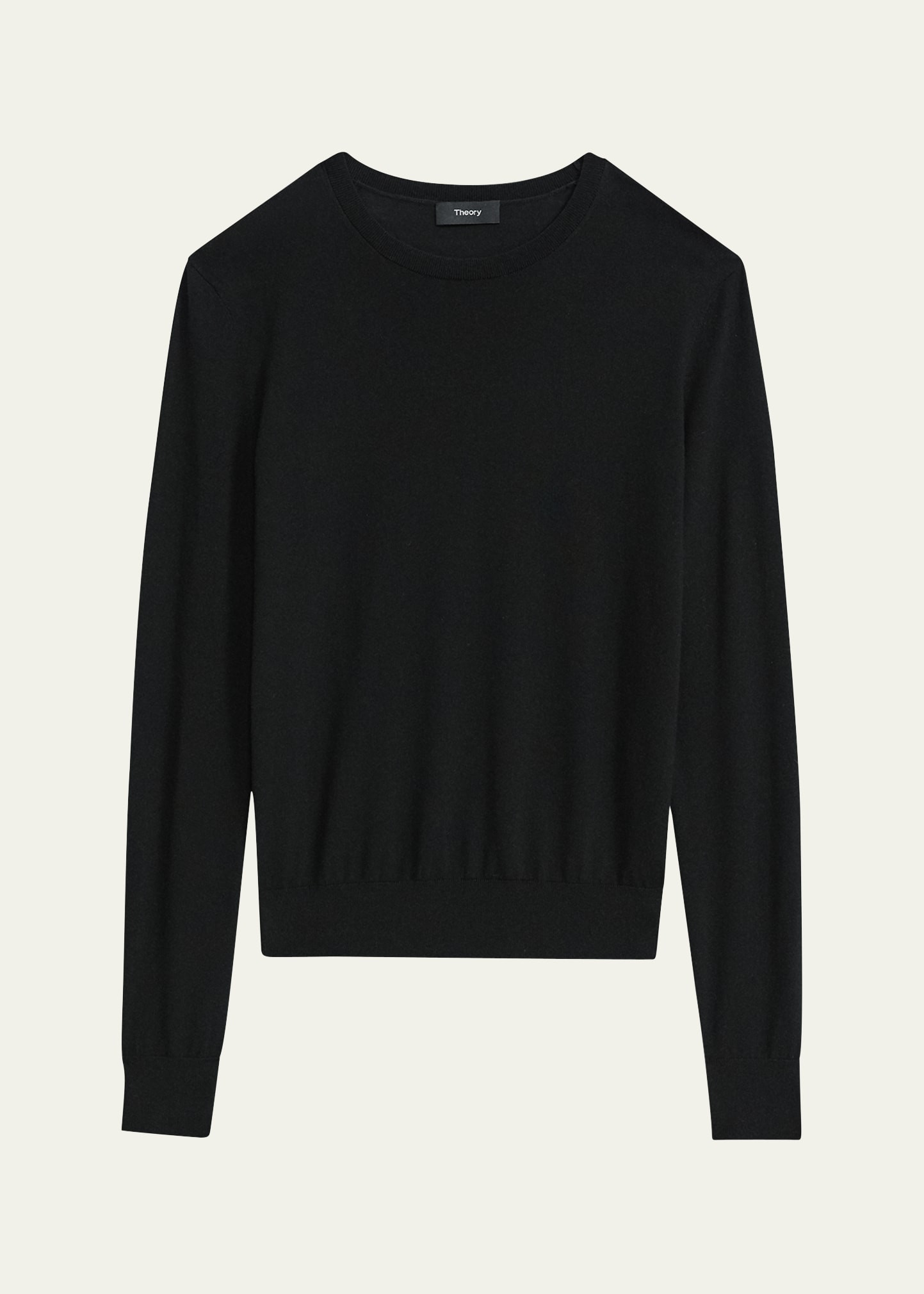 Theory Regal Merino Wool Knit Crewneck Top | Bergdorf Goodman