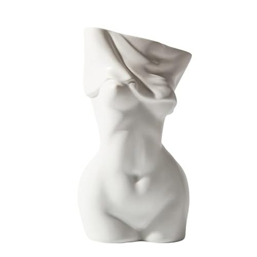 Female Body Vase - Elegant Vase for Flowers, Luxury Home Décor Vase, Woman Body Sculpture, Artistic Plant Vase, Modern Body Planter for Women’s Home Décor | Amazon (US)