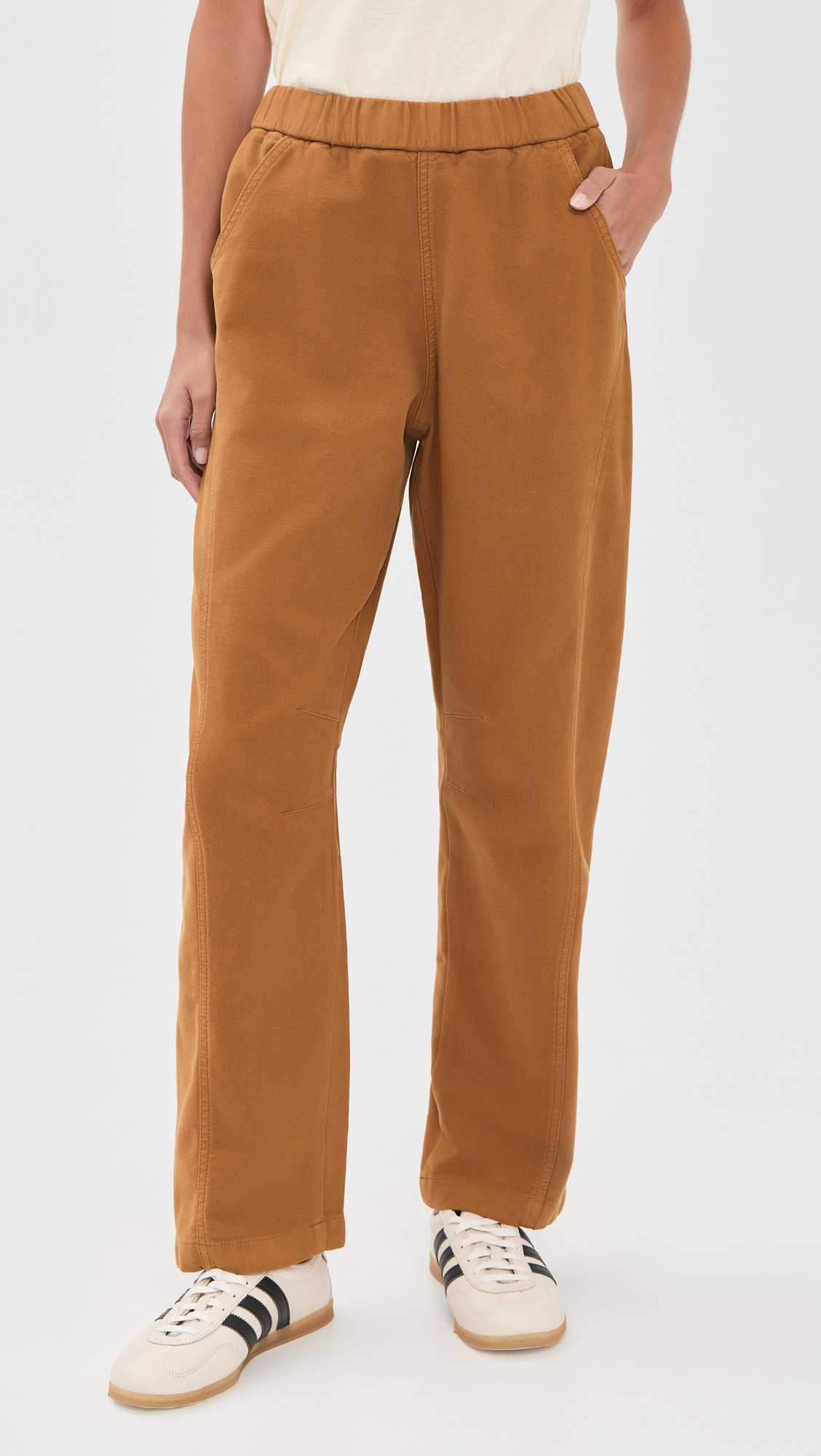 Marine Layer Jessie Barrel Pants Tobacco XS | Shopbop