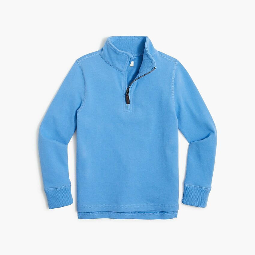 Boys' sueded half-zip popover sweatshirt | J.Crew Factory