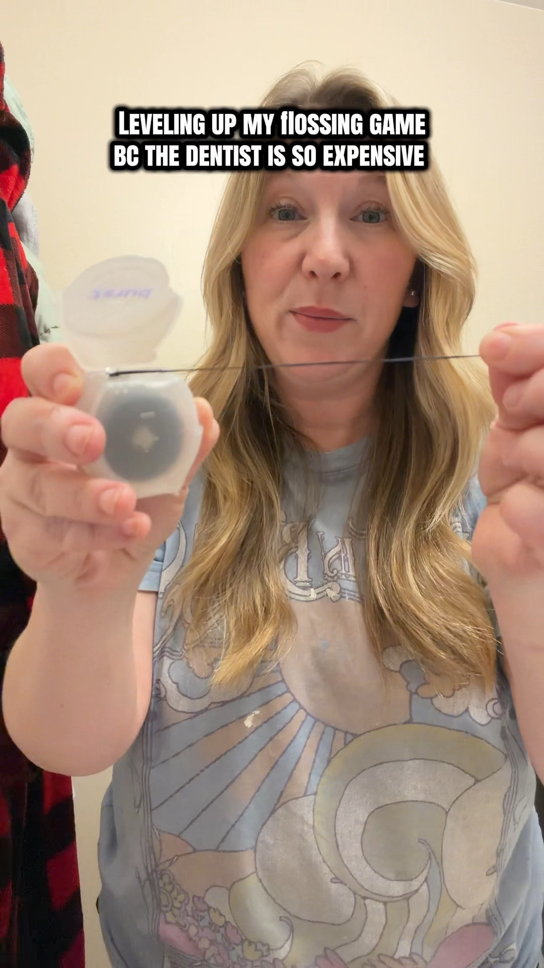 Burst Oral Care Black Dental Floss🖤🦷 #dentalcare #burstoralcare #floss #teethwhitening #dentalfloss 