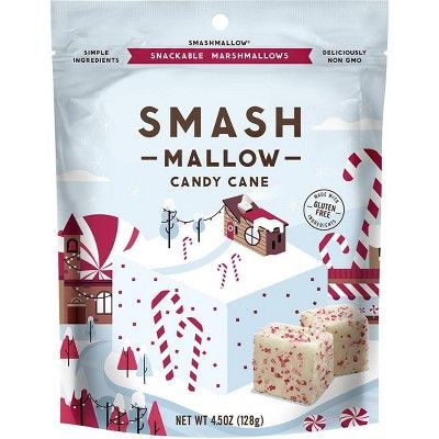 Smashmallow Holiday Candy Cane Marshmallows - 4.5oz | Target
