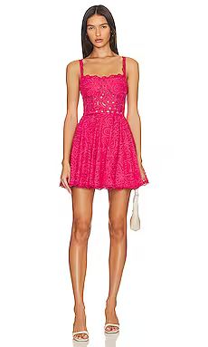 Charo Ruiz Ibiza Nina Short Dress in Fuchsia Fruition from Revolve.com | Revolve Clothing (Global)