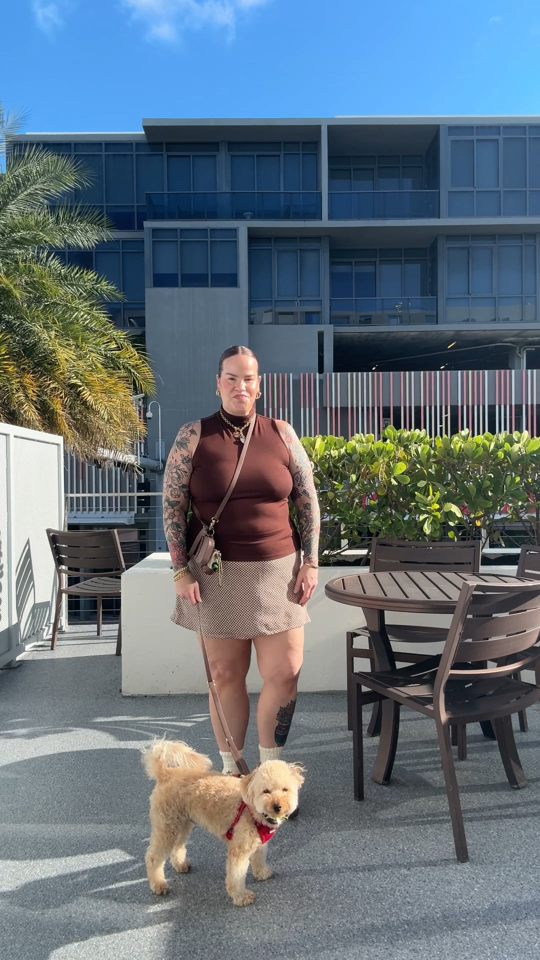 Size 16/18
Wearing XL in skort
Wearing XL in top