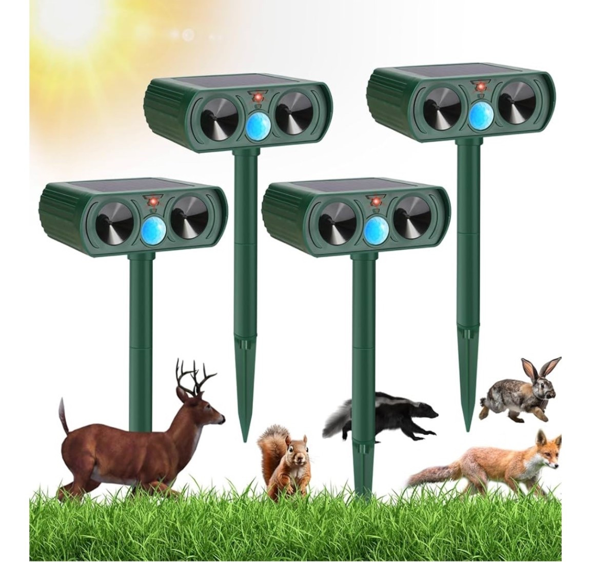 Deer Repellent | Motion Sensor Animal Deterrent for Gardens 

Just bought these for our backyard! The deer destroyed my garden yet again this year 😭 Really hoping these work. They get great reviews 🤞🏻

#LTKHome #LTKSeasonal
