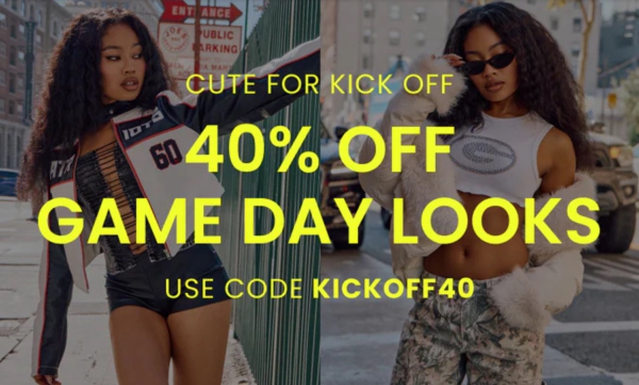 40% off game day looks with code: kickoff40 at Windsor! 💜

#LTKFindsUnder50 #LTKSaleAlert #LTKootd