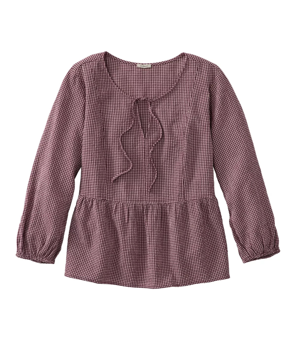 Women's Sunwashed Textured Popover Shirt | L.L. Bean