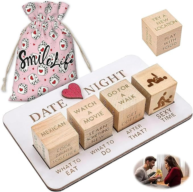 2024 New Date Night Dice Couple Love Dice Food Decision Dice Valentine's Day Gifts for Boyfriend ... | Amazon (US)
