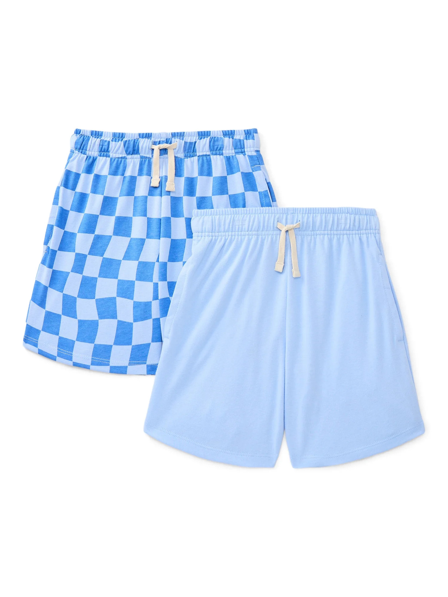 Wonder Nation Little Boys Knit Shorts, 2-Pack, Sizes 4-10 | Walmart (US)