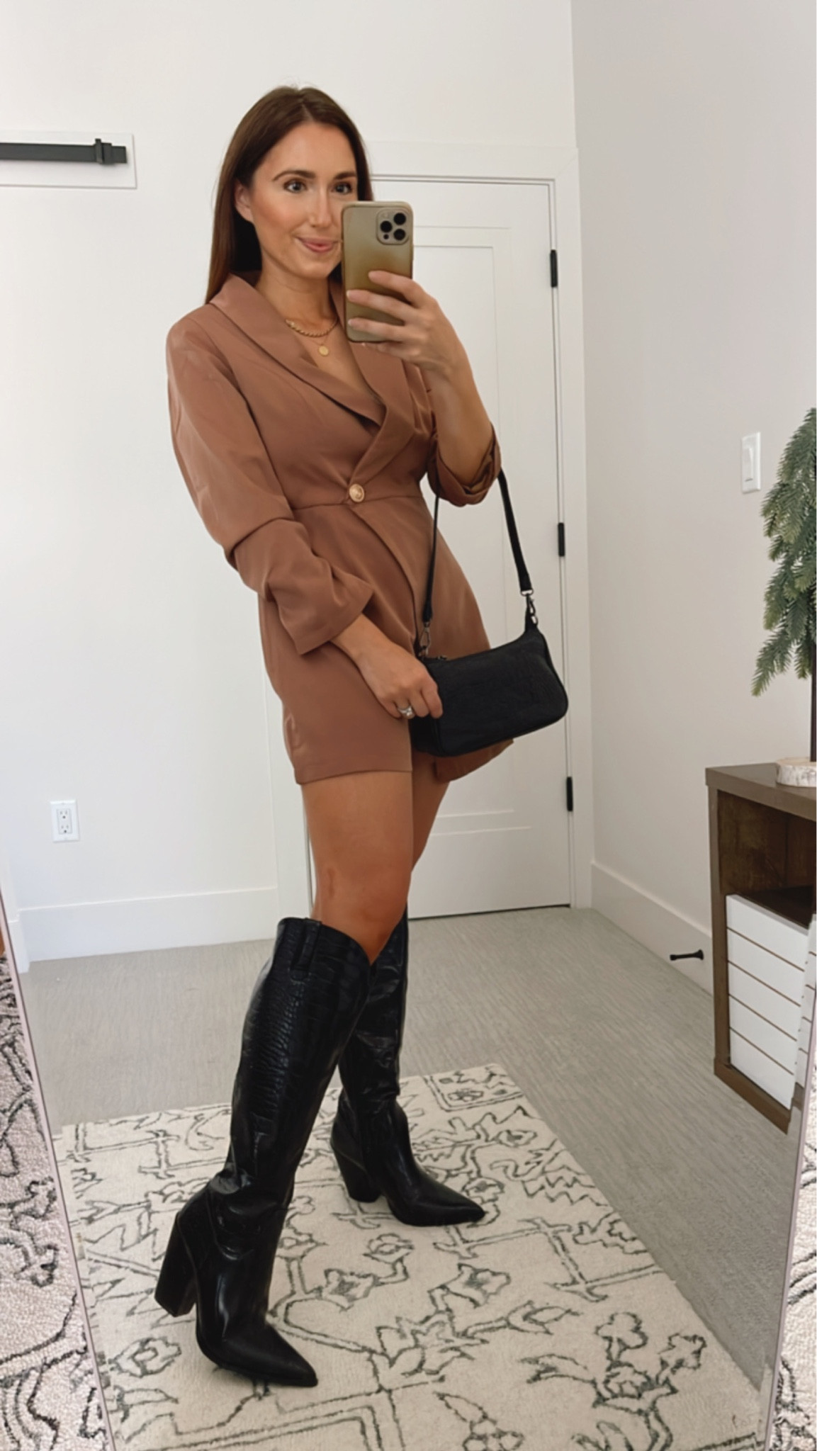 Loving this date night look! This skort romper is so flattering on and comfortable! Wearing S in khaki
Boots- TTS by nasty gal 

Found it on amazon, amazon fashion, fall outfit, western boots, date night look, blazer 

#LTKSeasonal #LTKunder50 #LTKstyletip