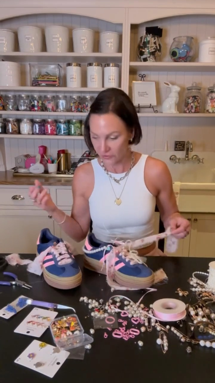 created some fun sneakers using charms and ribbon! 
Linking everything I used below to jazz up these adidas sambas

#diyproject #shoeembellishment #shoemakeover #adidassamba

#LTKStyleTip #LTKShoeCrush #LTKFindsUnder100