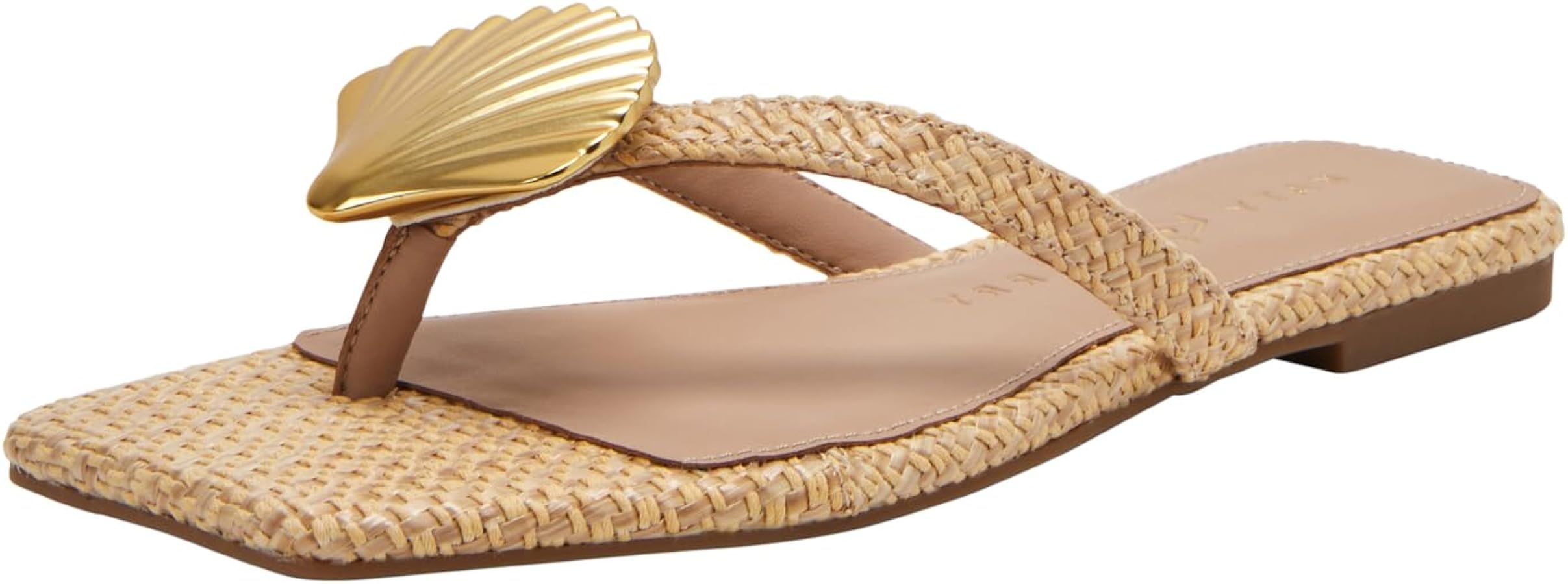 Katy Perry Women's Camie Shell Flat Sandal | Amazon (US)