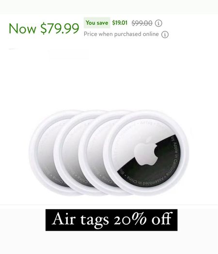 Great deal on a four pack of air tags! 

#LTKfamily #LTKhome #LTKsalealert