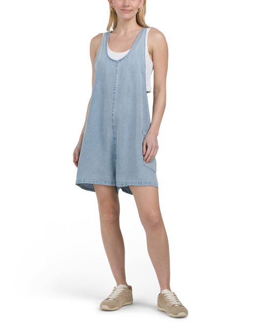 Hacienda Chambray Romper | TJ Maxx