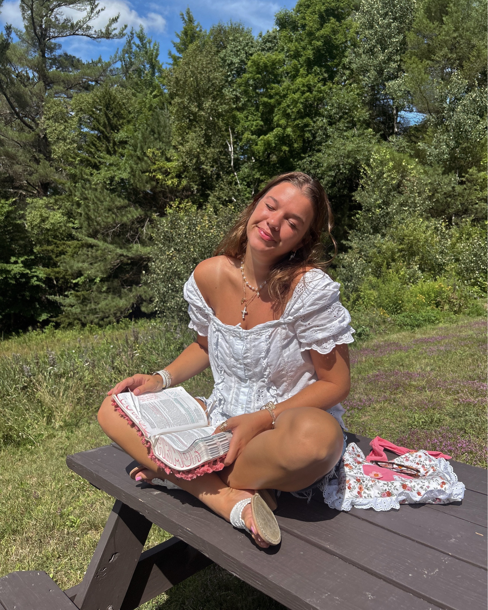 perfect white church top🤍

⭐️wearing a size medium

#LTKU #LTKSeasonal #LTKWedding