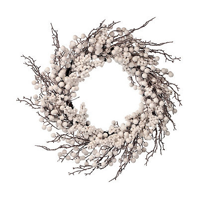 Snowy White Winter Berry Wreath | Kirkland's Home