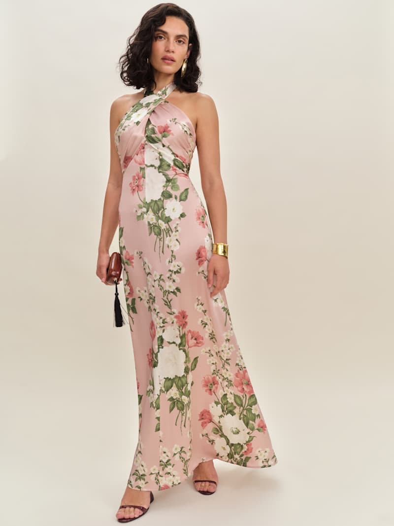 Veria Silk Dress | Reformation (Global)