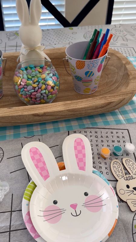 Kids Easter table and activities 

#LTKVideo #LTKparties #LTKSeasonal