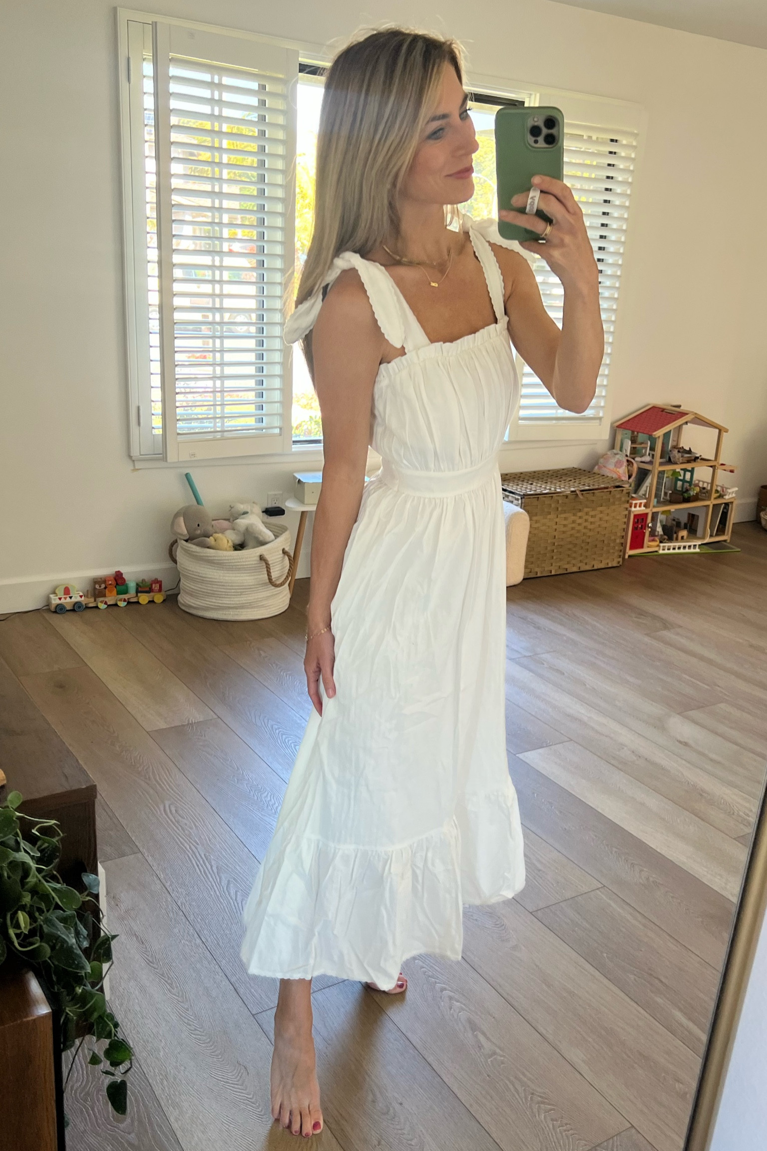 Pretty and dainty white dress. Bridal luncheon dress. Bridal shower dress. Anniversary dress. Gender reveal dress. Spring dress. Vacation dress. White dress 

#LTKstyletip #LTKFind #LTKSeasonal