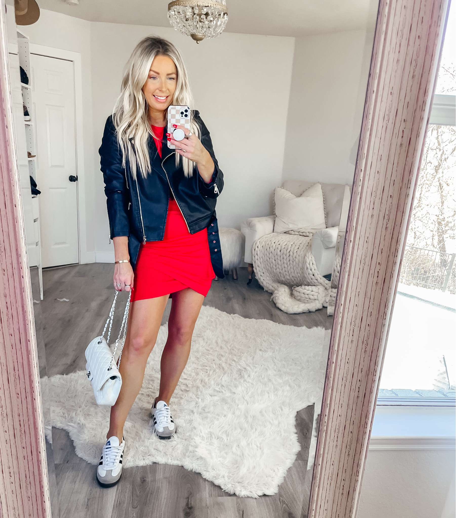 . sweater dress for this fit. TTS, west medium . Valentine’s Day. VDay. Valentines outfit. Galentines day. Winter fashion. Wedding guest dress. Winter outfit. Pink dress. Nashville outfit. Bachelorette party outfit. Spring dress. Sweater dress. Adidas sambas 




#LTKmidsize #LTKwedding #LTKsalealert