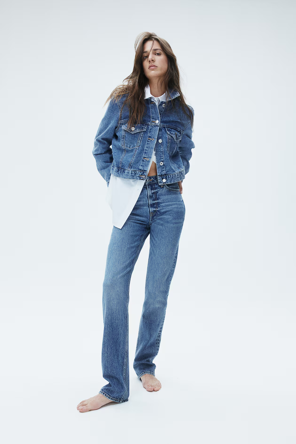 Slim Straight High Jeans | H&M (UK, MY, IN, SG, PH, TW, HK)