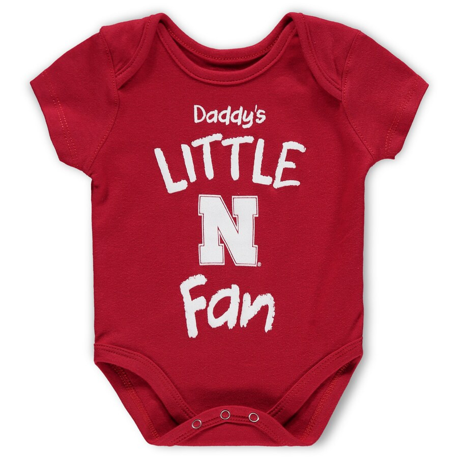 Nebraska Huskers Infant Daddy's Little Fan Creeper - Red | Lids