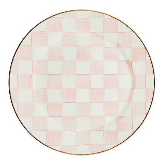 Rosy Check Charger/Plate | MacKenzie-Childs