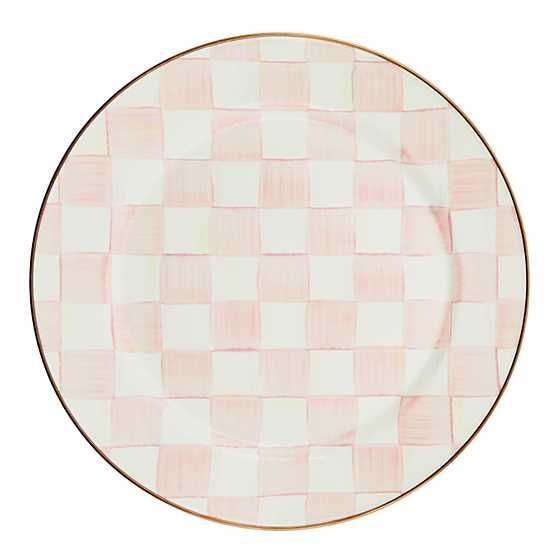 Rosy Check Charger/Plate | MacKenzie-Childs