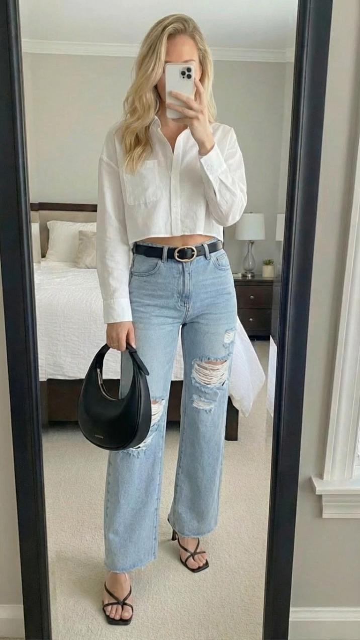 
How cute is this outfit for spring and summer? I love the top paired with the jeans absolutely adorable. ￼

#LTKootd #LTKdayinmylife #LTKmomlife