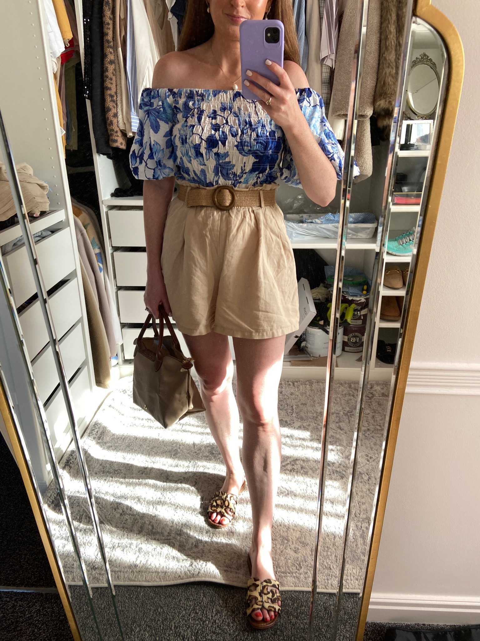 Keeping cool in the heatwave with effortless summer staples 💙🤍 Opted for a blue and white floral smocked off-the-shoulder top and breezy linen shorts for drinks in the sun 🥂🌞 Lightweight, feminine, and perfectly polished. #LTKsummer #CoastalStyle #EffortlessElegance #SummerLook"

#LTKTravel #LTKSeasonal #LTKOver40